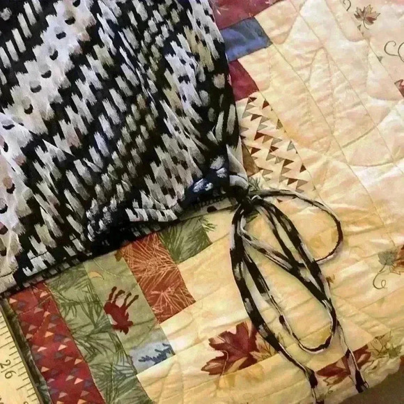 INC International Concepts sheer women’s top 3/4 sleeve - Picture 6 of 6